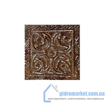 Dec. Asia Old China Tan _Bronzo_ K1AS02 Декор 15х15