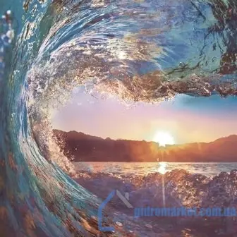 Панно из 6 плиток коллекция Surf, Dec Surf Panno, 75х90 см., глянцевая, разноцветный Ceradim _Керадим_