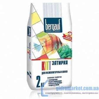 Затирка Kitt 2 кг серая, Bergauf _Бергауф_